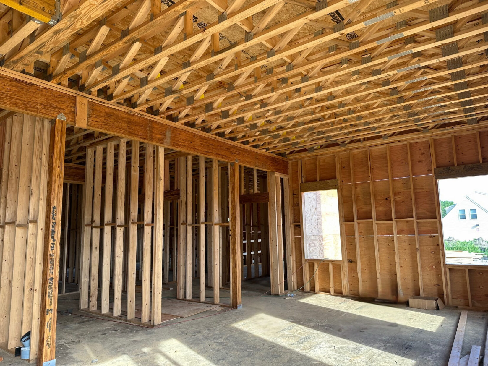 Framing is now well underway